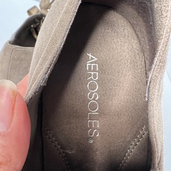 Aerosoles Nude MINOR‎ ROLE Mary Jane Style Lace Up Pumps Size 11 - Picture 5 of 12